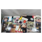 Group of 16 records including purple rain, van