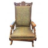 Antique Victorian Rocking Chair