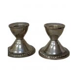 Pair of Duchin Sterling Weighted Candlesticks
