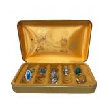 Rings in a Buxton Jewelry Box
