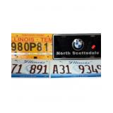 4 License Plates