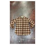 vintage Pendleton wool button-front shirt