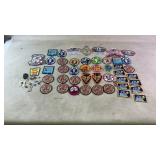 45 + Boy Scout & council badges and pins