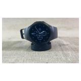black Samsung Gear S2 smartwatch