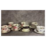 Vintage Teacups and Saucers, Royal Albert,