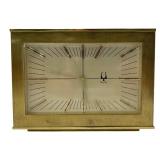 Vintage Bulova Accutron brass desk clock D2053-4