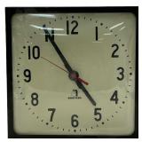 Vintage American Time & Signal square school clock