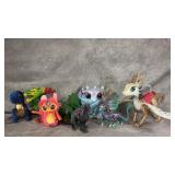 Assorted Childrenï¿½s Toys, Dragons. Plastic,