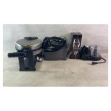 Waffle Maker, Hand Mixer, Wine Opener, MiniChopper