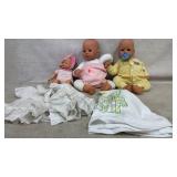 3 baby dolls