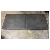 72 x 30 black folding banquet table