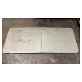 70 x 30 white folding banquet table