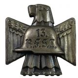 WWII German Third Reich "13. R.F.S.I." badge