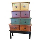 2 Drawer Wooden Cabinet