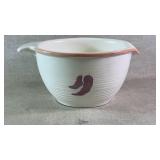Taos Treasure Craft vintage mixing bowl chili