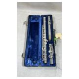 Vtg T. Armstrong silver-plated concert flute