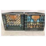 2 milk crates