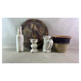 Ceramic Vessels with Distressed Finishes