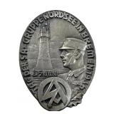 WWII German NSDAP Group Nordsee Badge
