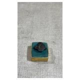 Vtg made in Siam 925 silver reversible ring