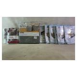 (6) sealed blanket bags & (2) sealed storage b