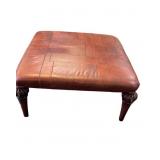 Large Oversized Alligator Design Ottoman