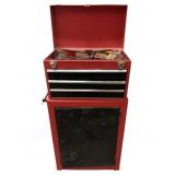 Small Roll Around 2pc Tool Box w Cabinet