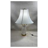 Waterford Table lamp features classic cut-crystal