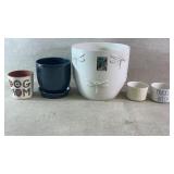 (5) Glazed Pottery Planters-Cactus Planter(Prickly