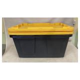 2 GREENMADE 27 Gallon Lidded Totes