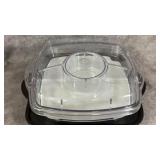 Pampered Chef Small Square Cool & Serve Tray,
