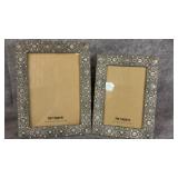 (2) Pier 1 Imports Jeweled Picture Frames