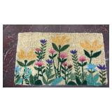 VivaTerra Wildflower Garden Coir Doormat,
