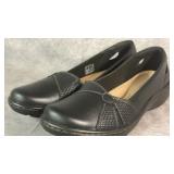 Clarks Cora Jade Loafers Black Leather with