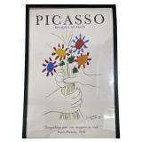 Pablo Picasso "Bouquet of Peace," Framed Print