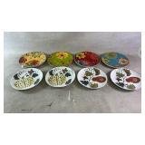 (4) Certified International plates & (4) Pottery B