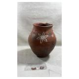Tarahumara hand-painted terracotta pot