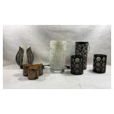 Group of nice modern home lights including metal