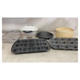 New Baking Pans, Bamboo Steamers, Colander