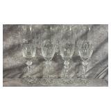 (4) Galway Irish Crystal Glass Shannon Flutes
