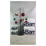 Crate & barrel Christmas ornament tree with