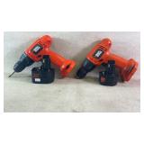 (2) black & decker drills