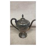 Wilcox silver plated tea kettle