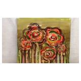 Copper Classics Abstract Poppies Hand-painted