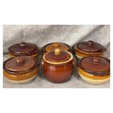Vintage Hull Pottery Bean Pot, Vintage Hand-made