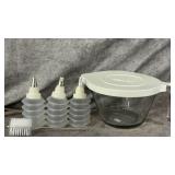 Pampered Chef Small Lidded Batter Bowl, Pampered