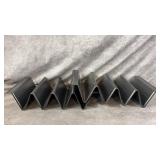 (2) Pampered Chef V-Shaped Taco Baking Pans in
