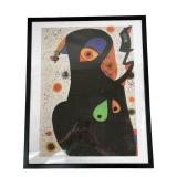John Miro "Vladimir" framed Print