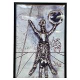 Salvador Dali "Don Quixote" Framed Print