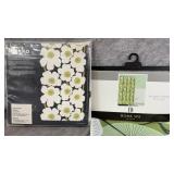 New Marimekko Unikko Black Shower Curtain, New